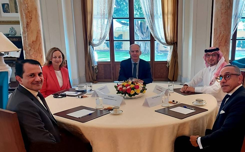 Quintet ambassadors gather at Residence des Pins in Beirut