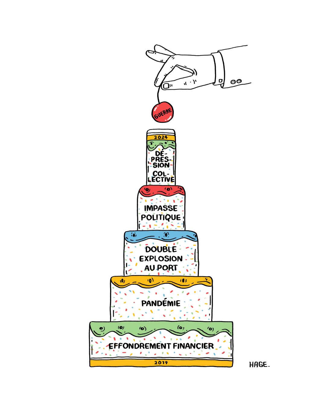 La cerise sur le gâteau libanais