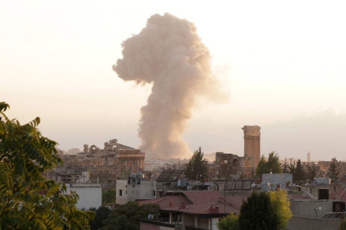 Israeli army claims to have carried out strikes on '1,600 Hezbollah positions' in Lebanon Israeli army claims to have carried out strikes on '1,600 Hezbollah positions' in Lebanon