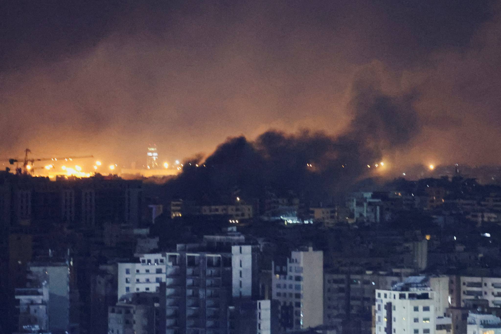 The toll from these bombings, some of which were heard in Beirut and the surrounding region, was not known early Tuesday morning. (Credit: Amr Abdallah Dalsh/Reuters)
