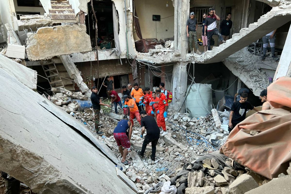 Palestinian camp official in south Lebanon says Israeli strike targets militant Palestinian camp official in south Lebanon says Israeli strike targets militant