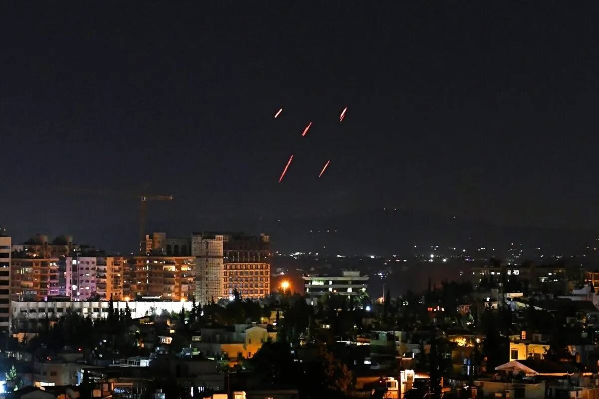Syria state media says three civilians killed in Israeli strikes on Damascus