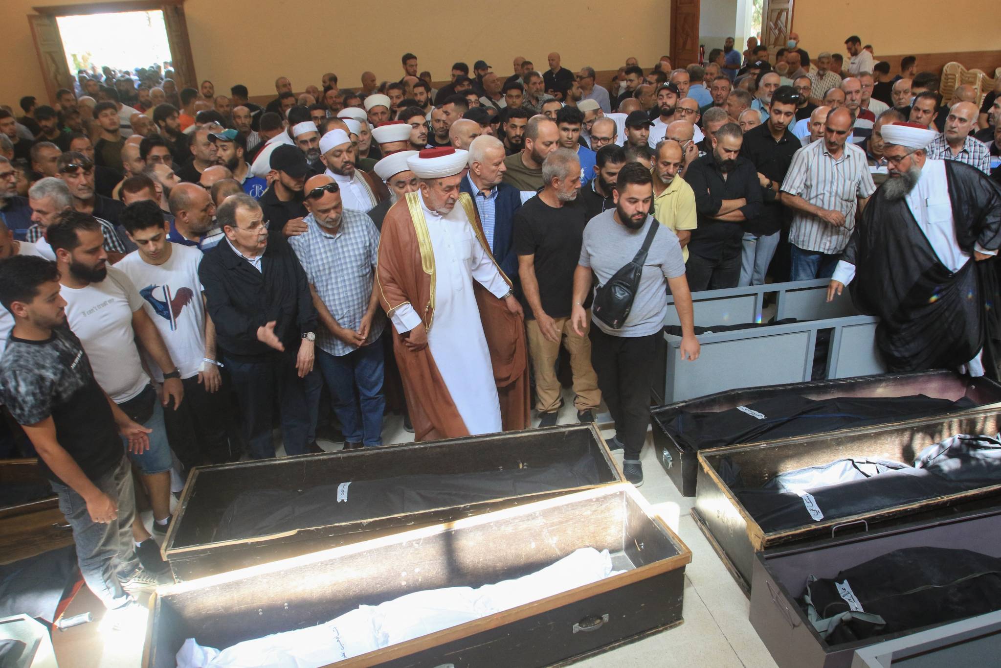 Selon le dernier bilan fourni par le ministère libanais de la Santé, la frappe a fait 45 tués et 70 blessés. Mahmoud Zayyat/AFP