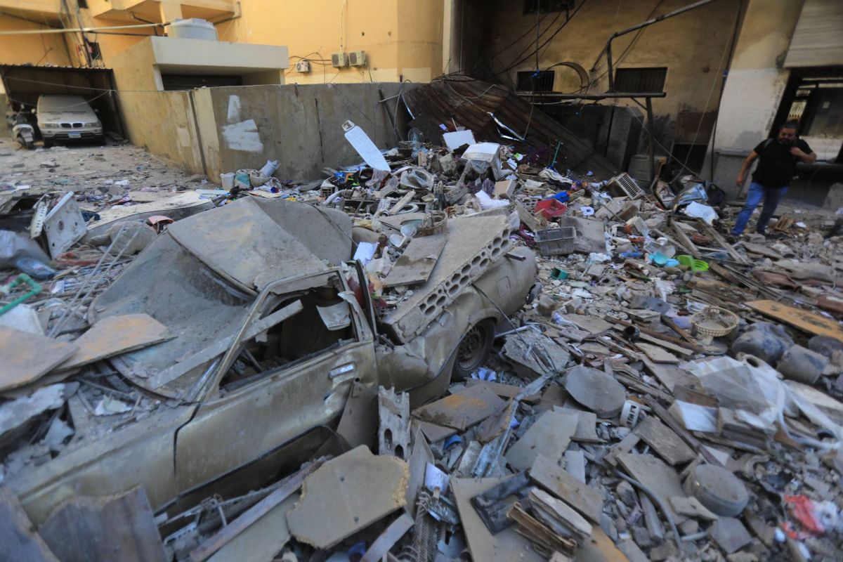 Un bâtiment s'effondre dans la banlieue-sud de Beyrouth, pas de nouvelle frappe