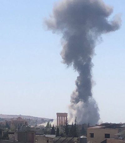 Une frappe israélienne cible les abords de la citadelle millénaire de Baalbeck