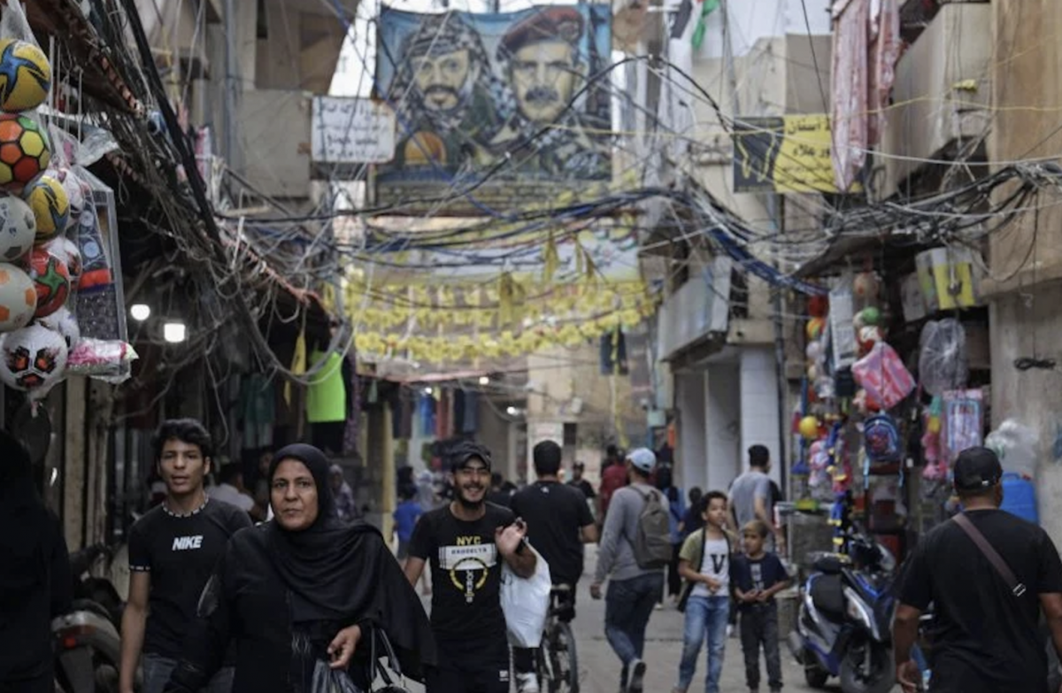 Les habitants du camp de Bourj el-Brajné , dans la banlieue-sud de Beyrouth, lancent un appel à l'Unrwa