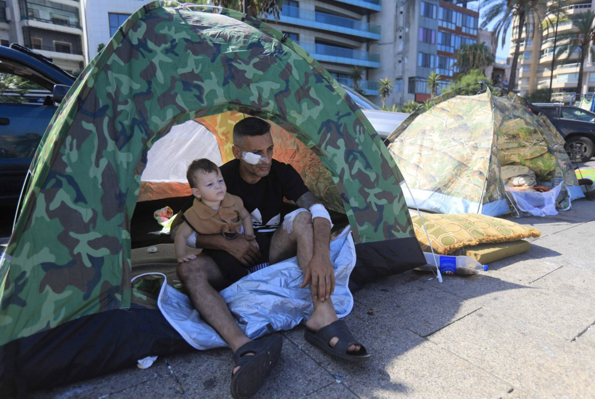 'Humanitarian disaster' for Lebanon and its 600,000 displaced people, according to the UN