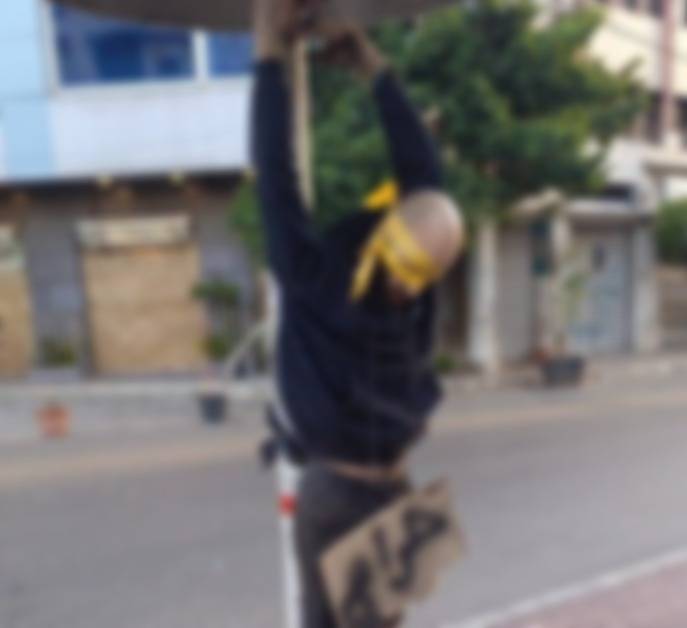 Thieves tied to poles in Ghobeiri after attempting to steal from displaced people's homes