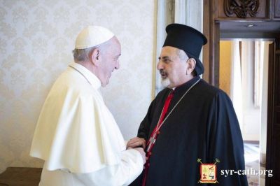 Le pape François a abordé la situation du Liban avec le patriarche syriaque-catholique d'Antioche