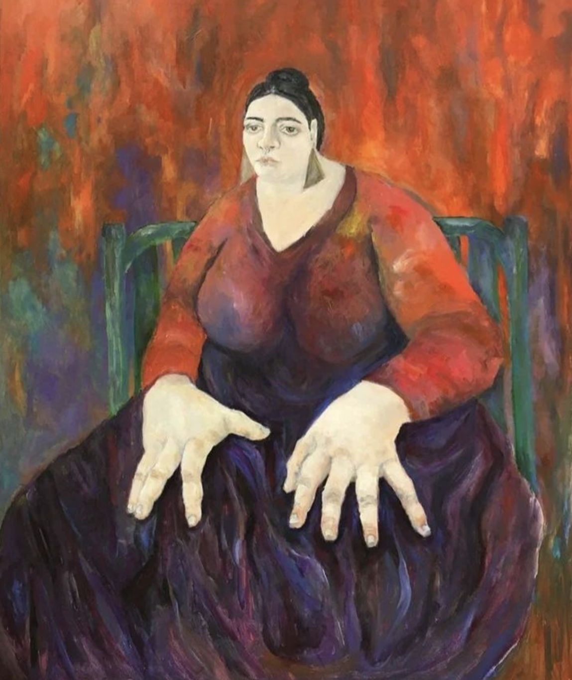 « Jésus à la keffieh » et « Mar Charbel à la fatiha », Serene Ghandour peint ses cultures contradictoires