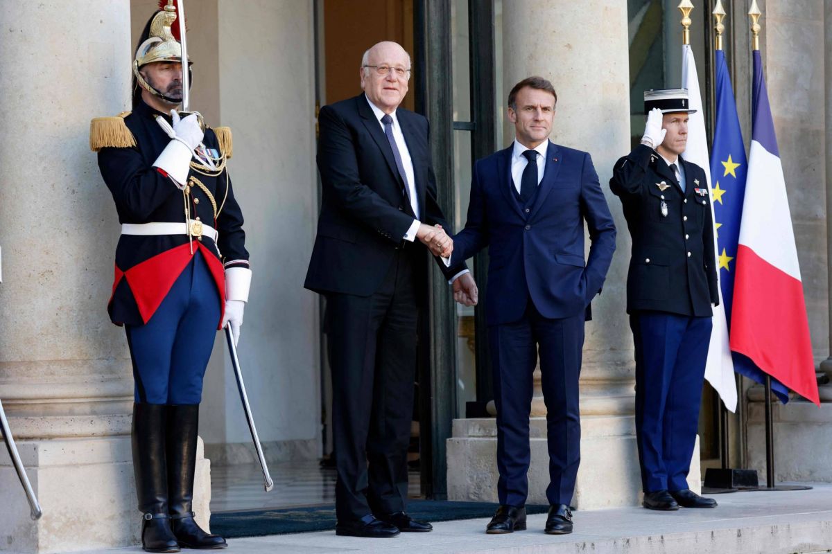 Mikati reçu par Macron à l'Élysée pour « trouver un moyen de faire pression sur Israël »
