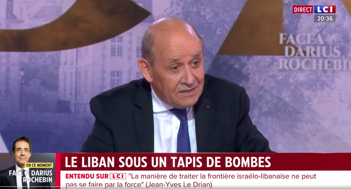 « Le Liban est en danger de mort », réitère Jean-Yves Le Drian