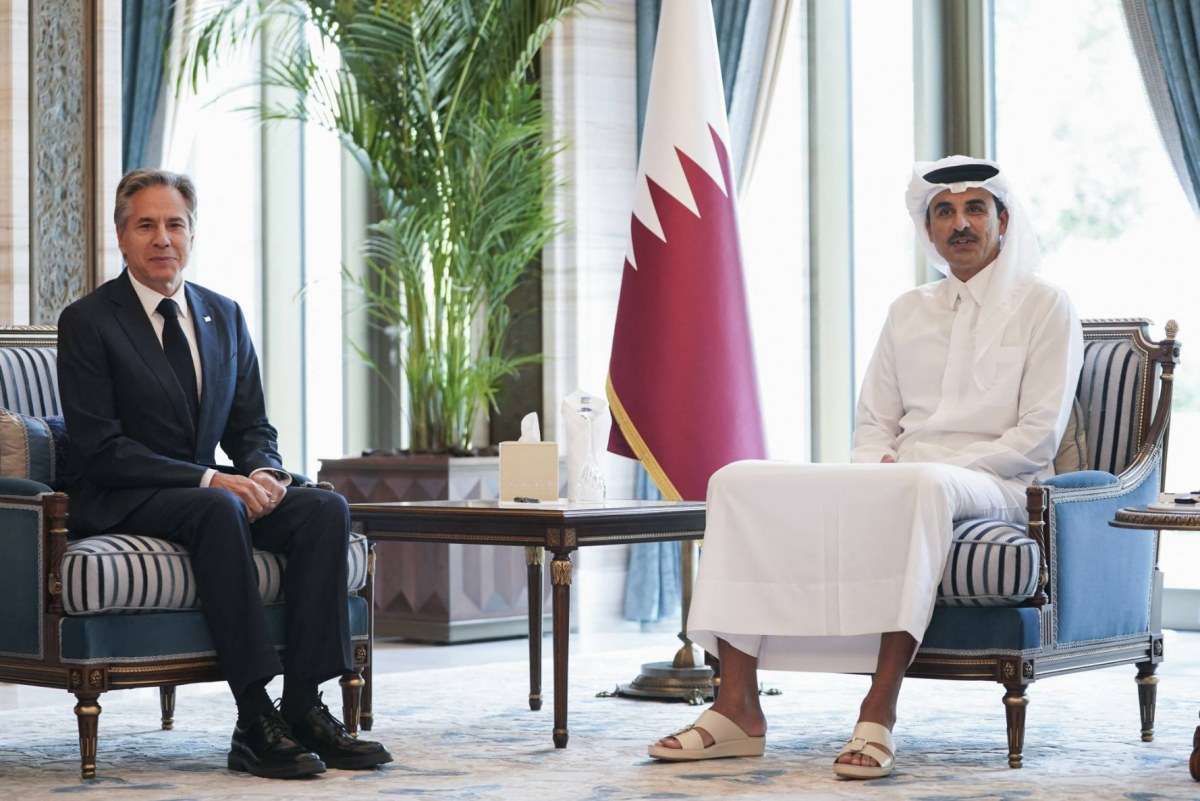 Blinken in Qatar for mediation efforts on Gaza Blinken in Qatar for mediation efforts on Gaza
