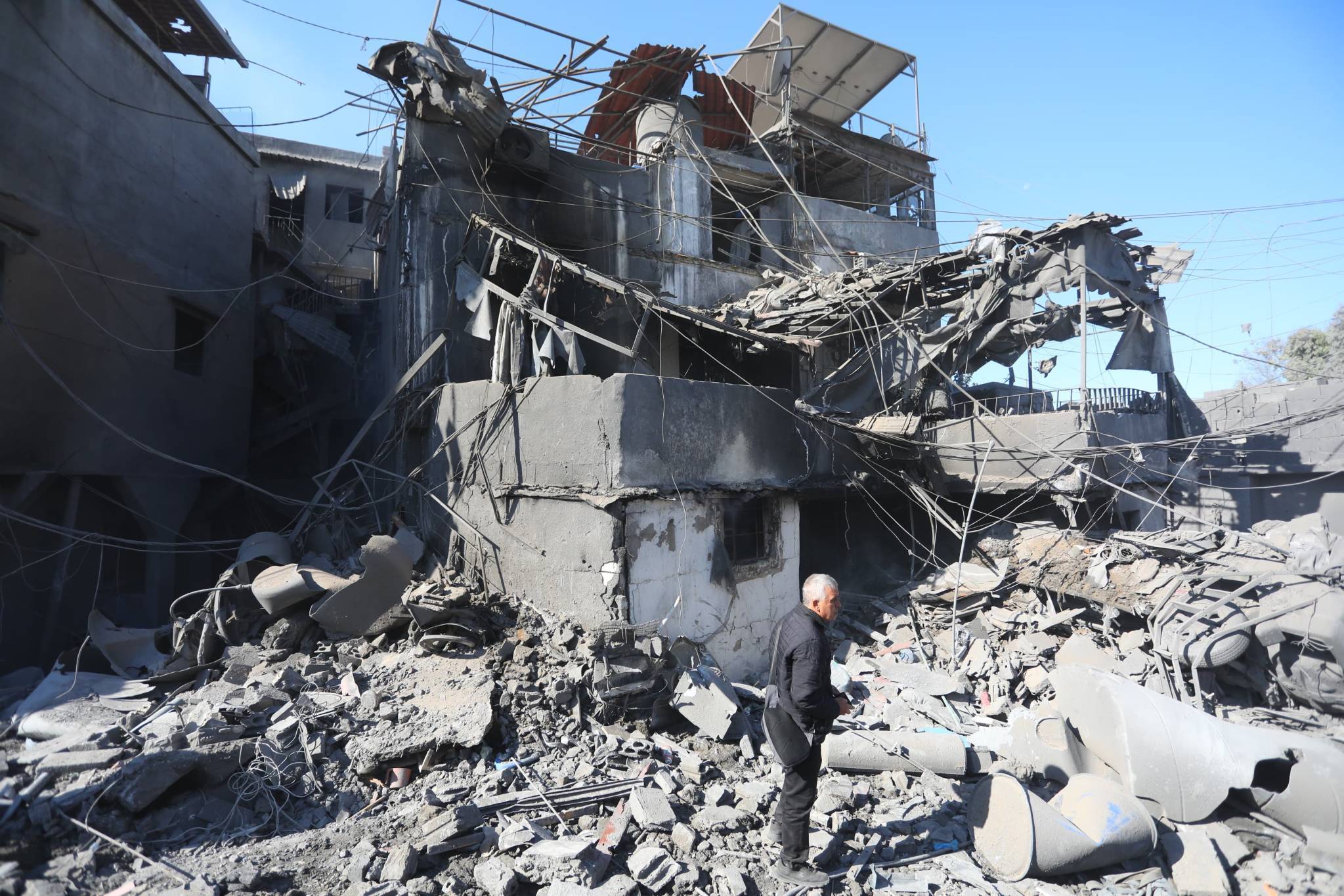 The damage is extensive. (Credit: Mohammed Yassine/OLJ)