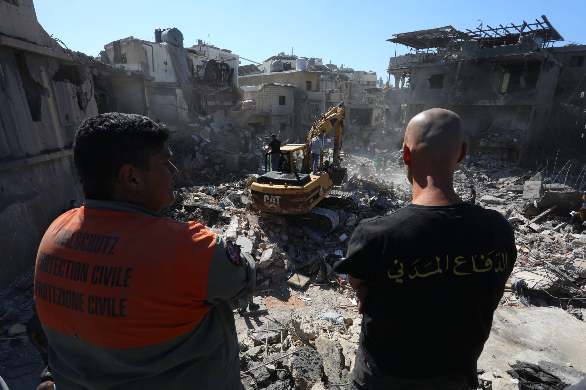 Cette violente frappe n'a été précédée d'aucun appel à évacuation de la part de l'armée israélienne. Photo Mohammed Yassine
