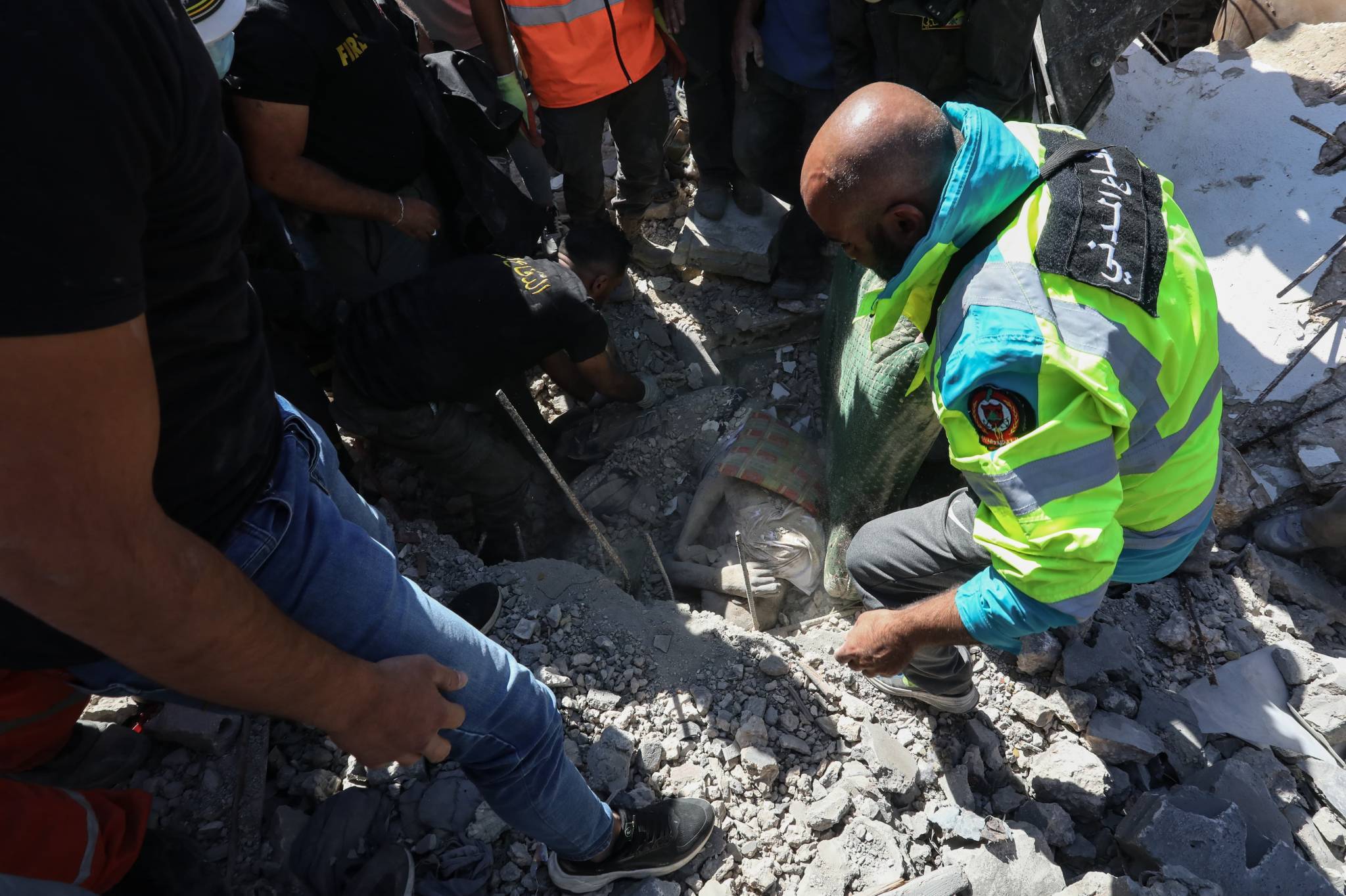 But the body they discovered was lifeless. (Credit: Mohammed Yassine/OLJ)