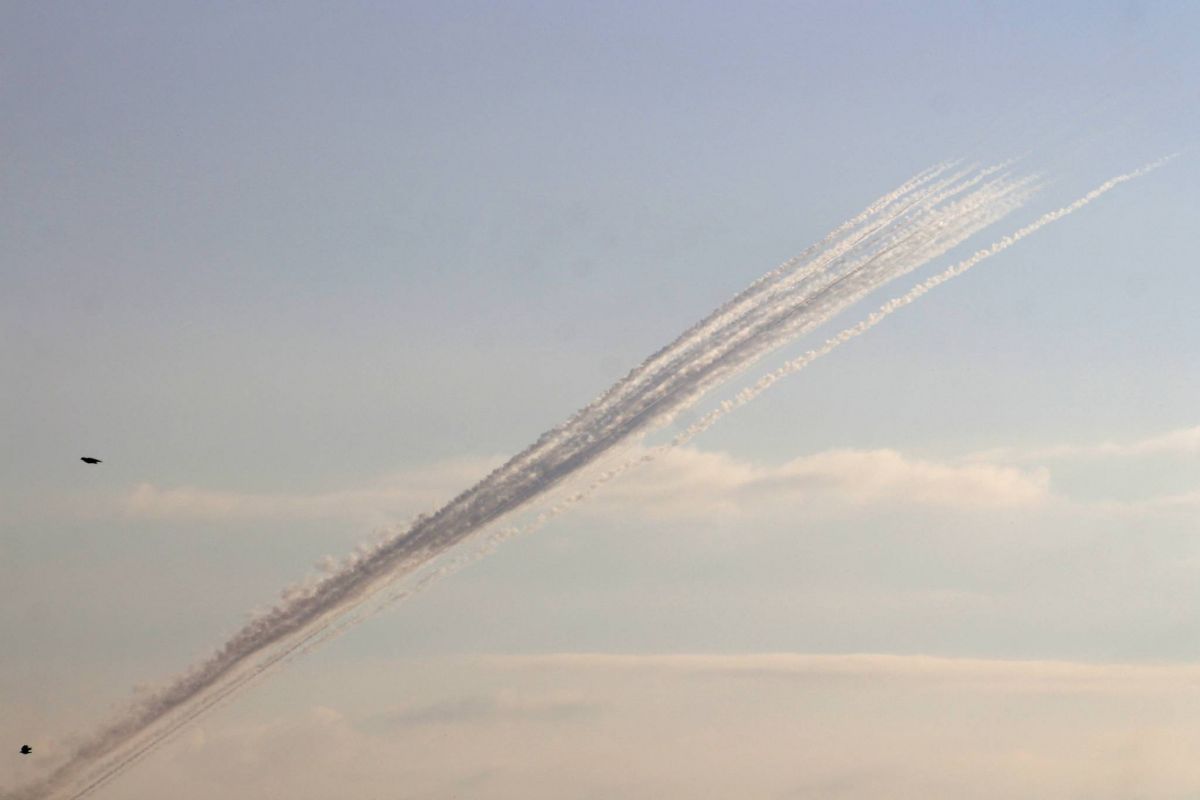 Around 70 'projectile' fired from Lebanon toward Israel in a few minutes, according to the Israeli army