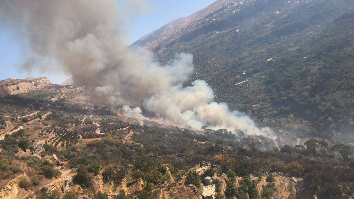 Major fire breaks out in Bireh, Chouf district Major fire breaks out in Bireh, Chouf district