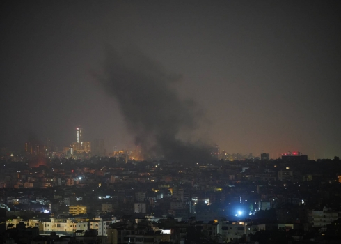 Plus de dix frappes israéliennes sur la banlieue sud de Beyrouth et une autre dans le caza d'Aley pendant la nuit