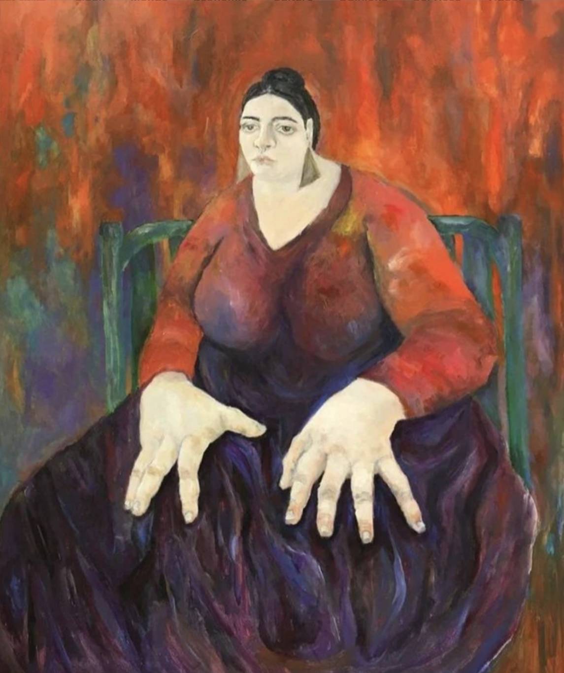 ‘Jesus in a kuffiyeh’ and ‘Saint Charbel reciting al-Fatiha’: Serene Ghandour paints her cultural contradictions