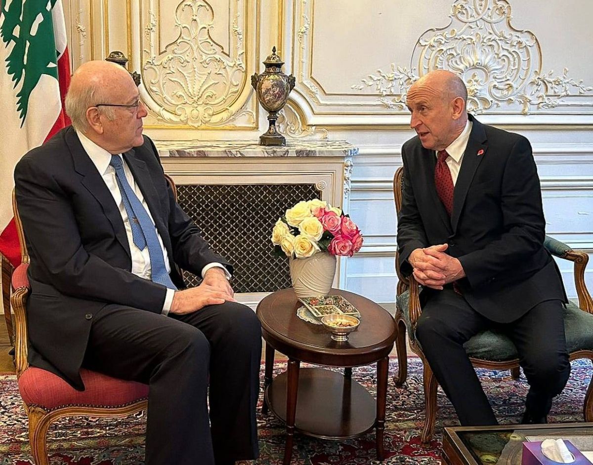 Depuis Londres, Mikati appelle à un « cessez-le-feu immédiat »