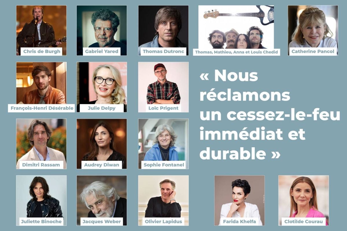 Plus de 100 artistes étrangers réclament un cessez-le-feu au Liban