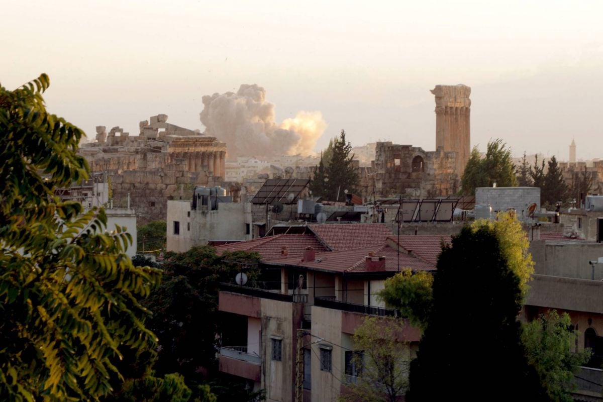 « Depuis l'avertissement d'Avichay,  il y a eu des mouvements de panique partout à Baalbeck »