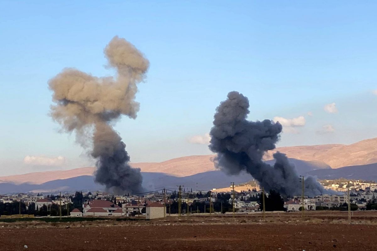 Israeli air raids on Baalbeck and its region, following Israeli threats