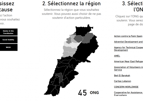 « Le Liban a besoin de vous » : à Paris, deux Libanais créent une carte interactive pour faciliter l'envoi de dons