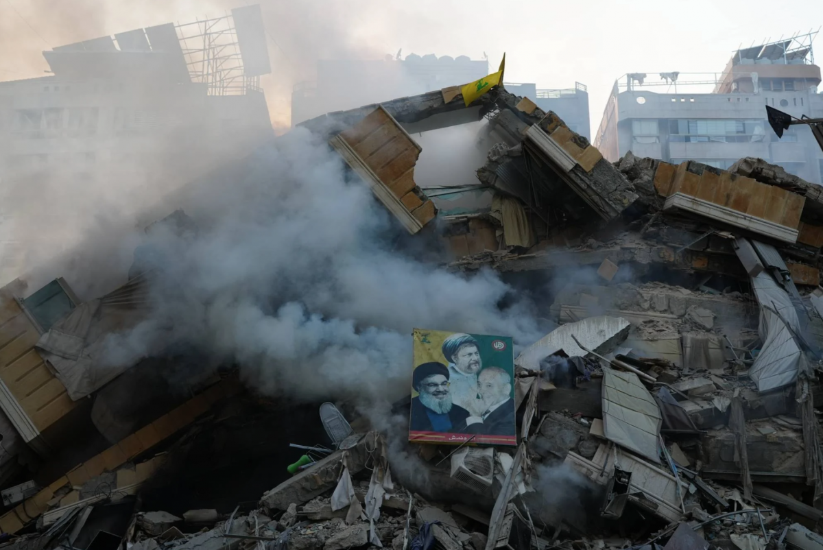 Israeli strike on Burj al-Barajneh, in the southern suburbs of Beirut Israeli strike on Burj al-Barajneh, in the southern suburbs of Beirut