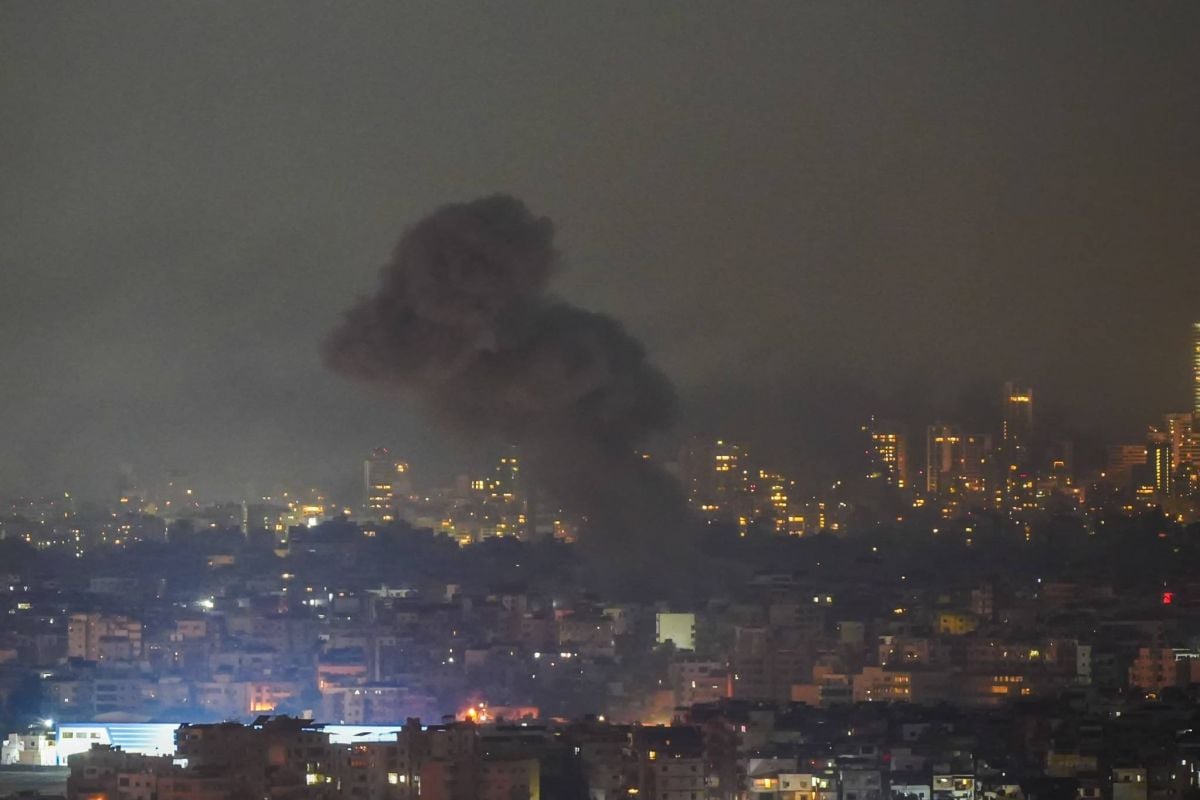 Strikes on Beirut's southern suburbs after Israeli call to evacuate Strikes on Beirut's southern suburbs after Israeli call to evacuate