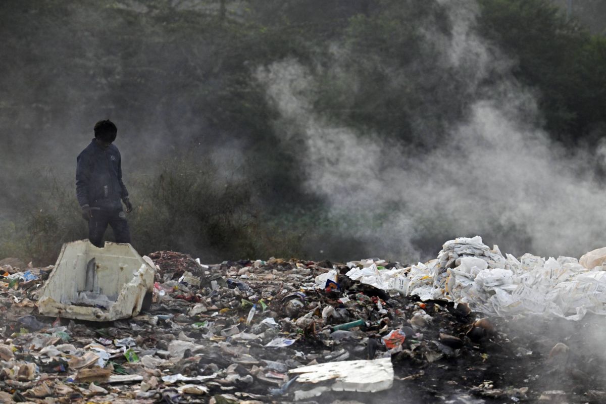 Pollution à New Delhi: un nombre record de feux agricoles recensés lundi