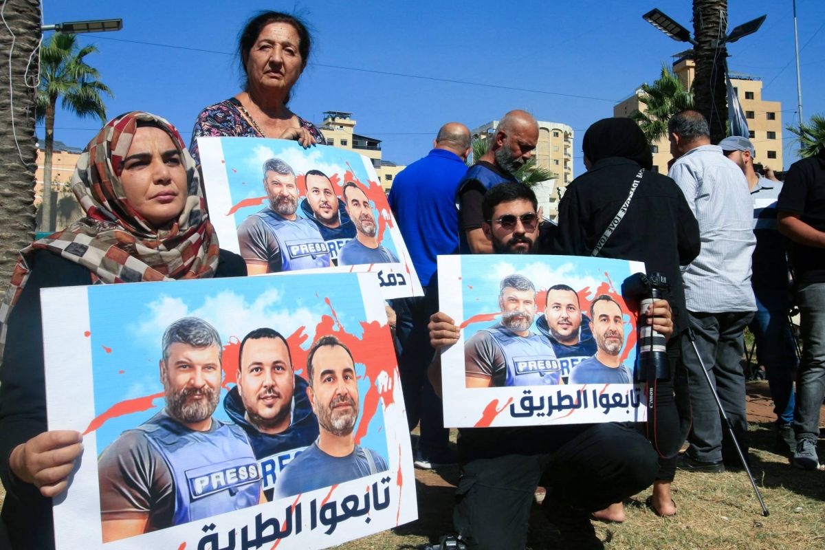 La frappe israélienne ayant tué trois journalistes au Liban est un 