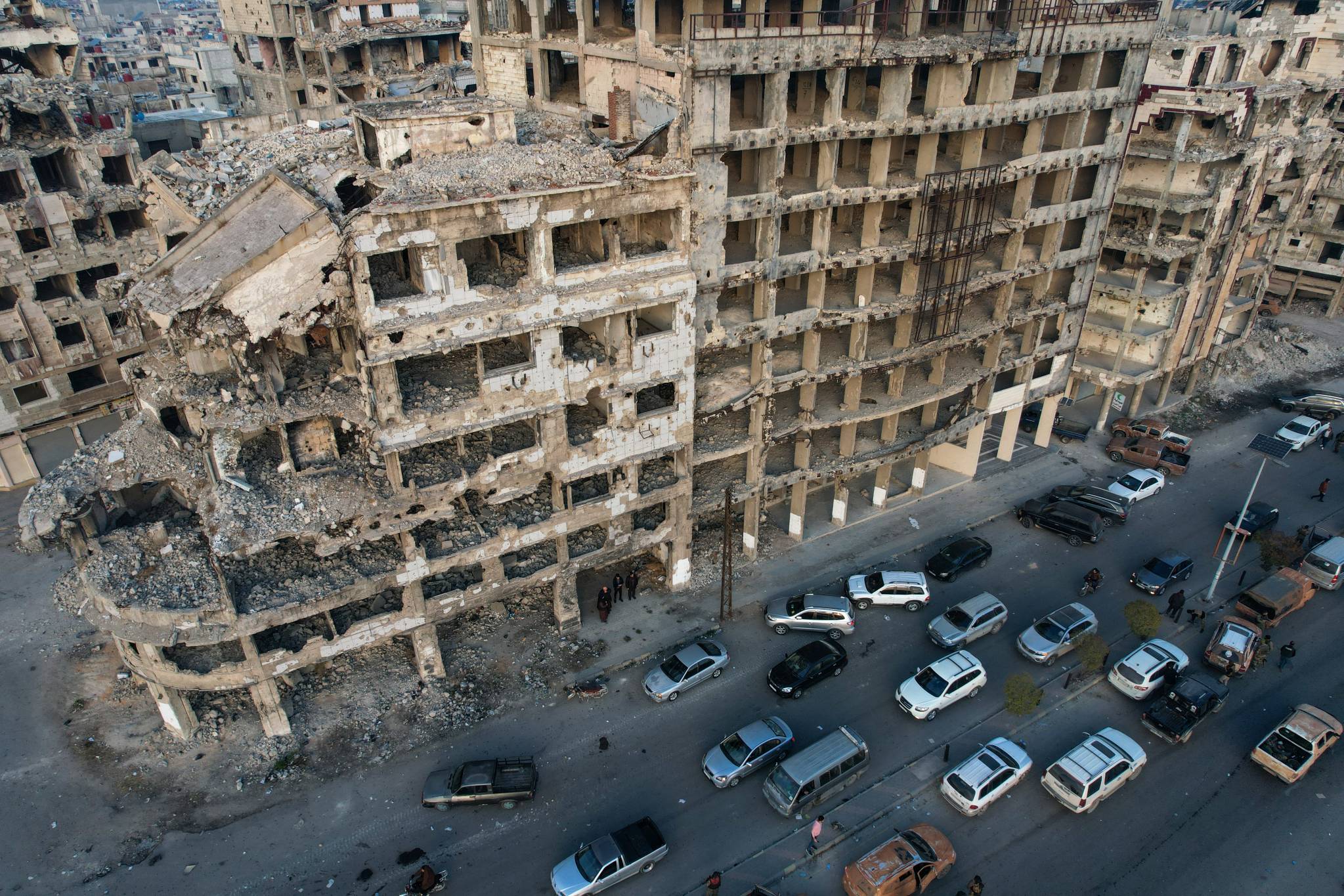 A few hours before Damascus, the rebels recaptured the large city of Homs. (Credit: Aaref Watad/AFP)
