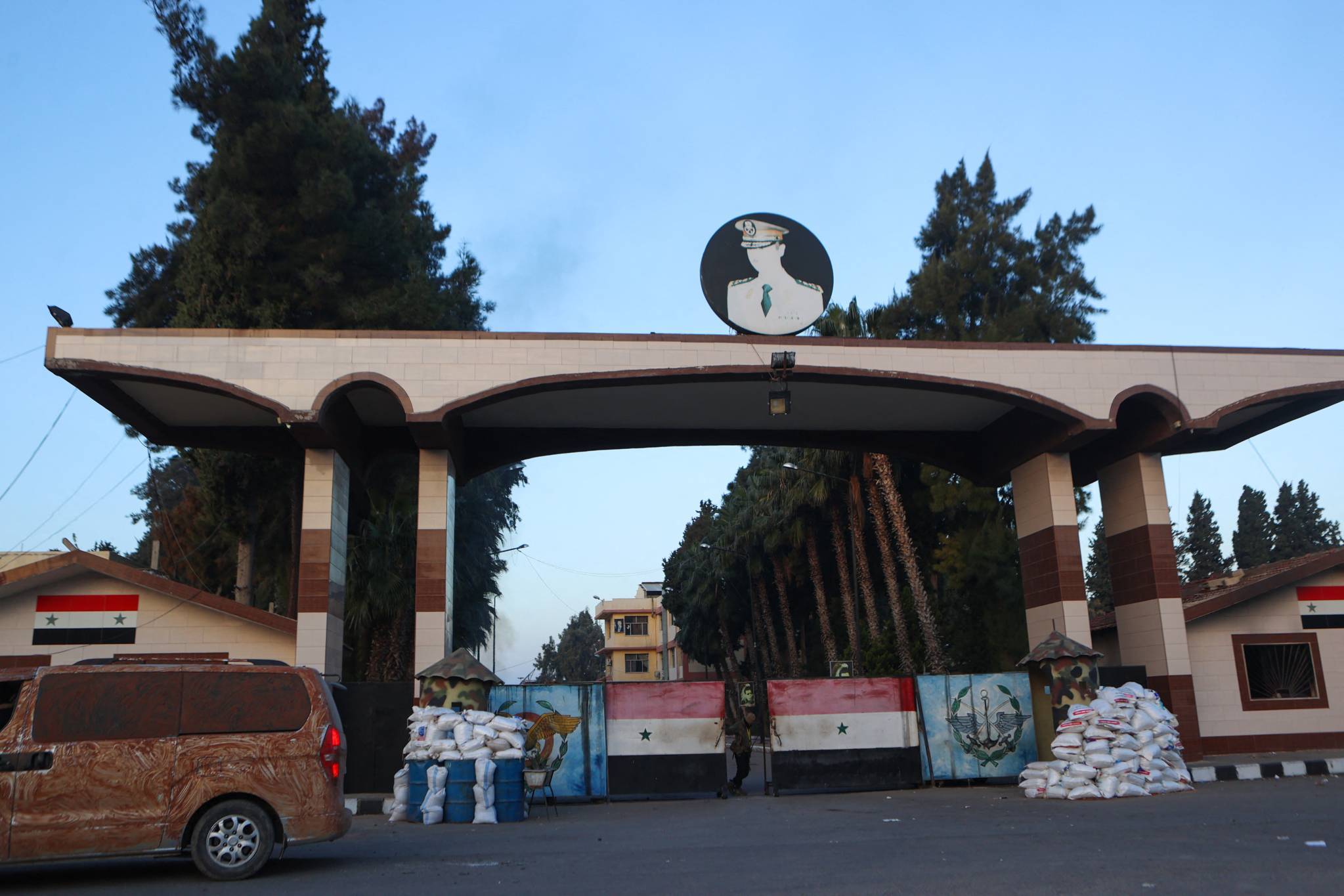  And in the process, took control of abandoned military bases. The end of an era. (Credit: Aaref Watad/AFP)