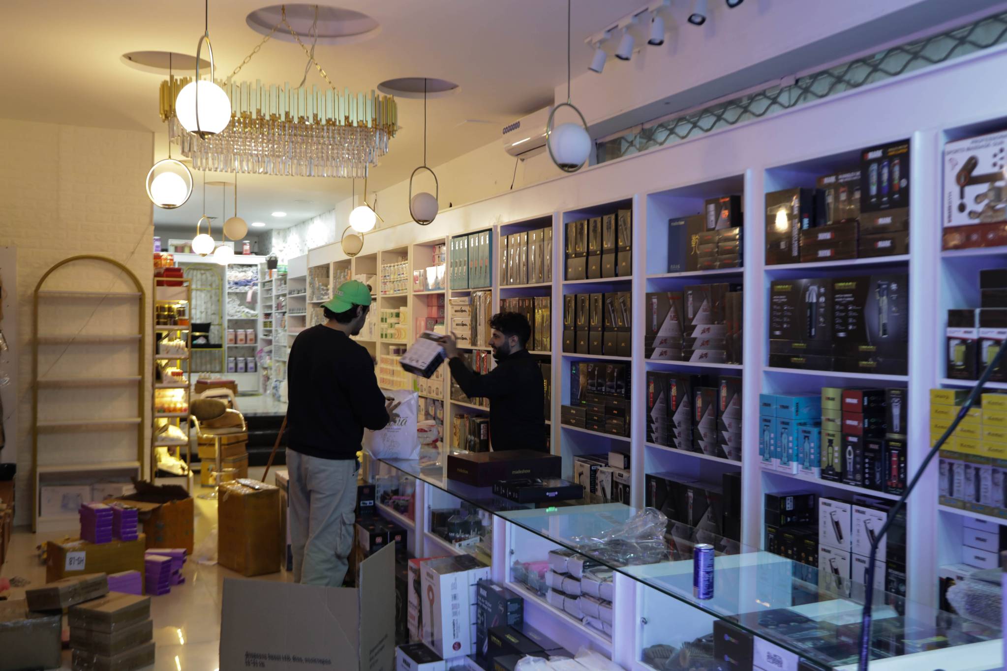 Stores have to restock their inventories after being closed for two months due to the war. (Credit: Nicholas Frakes/OT)