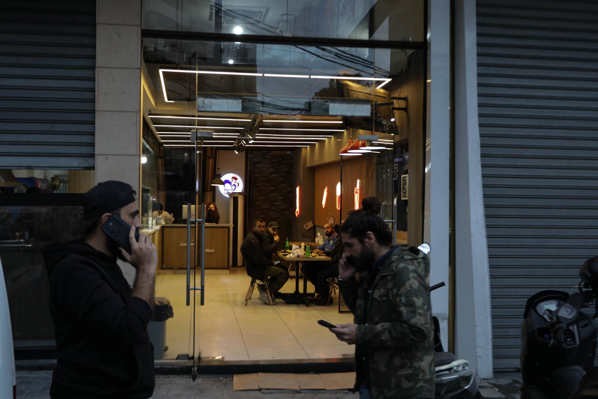 Restaurants that used to be overflowing with people demanding a place to sit now have a table or two that may only be half-filled. (Credit: Nicholas Frakes/OT)