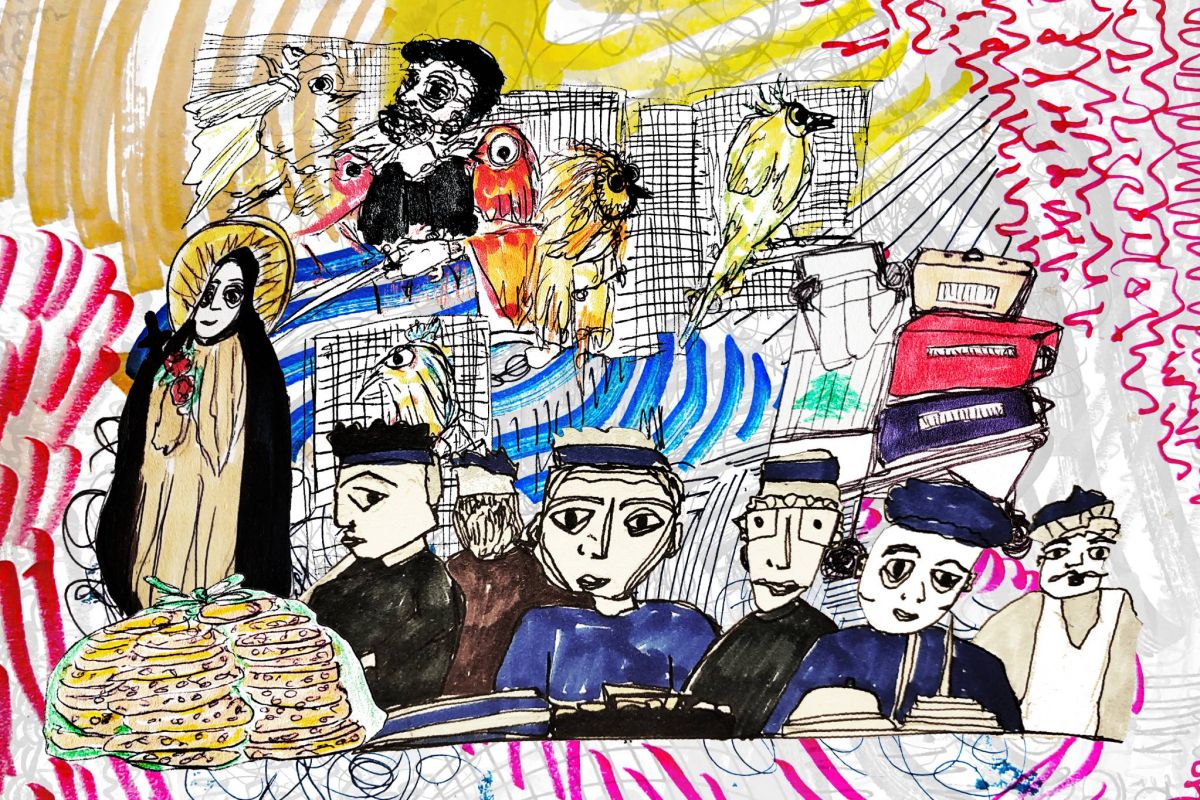 A pack of markers, a city in mourning: Drawing through a day in Beirut after the cease-fire