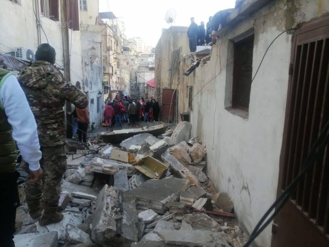 Woman killed in Tripoli building roof collapse Woman killed in Tripoli building roof collapse