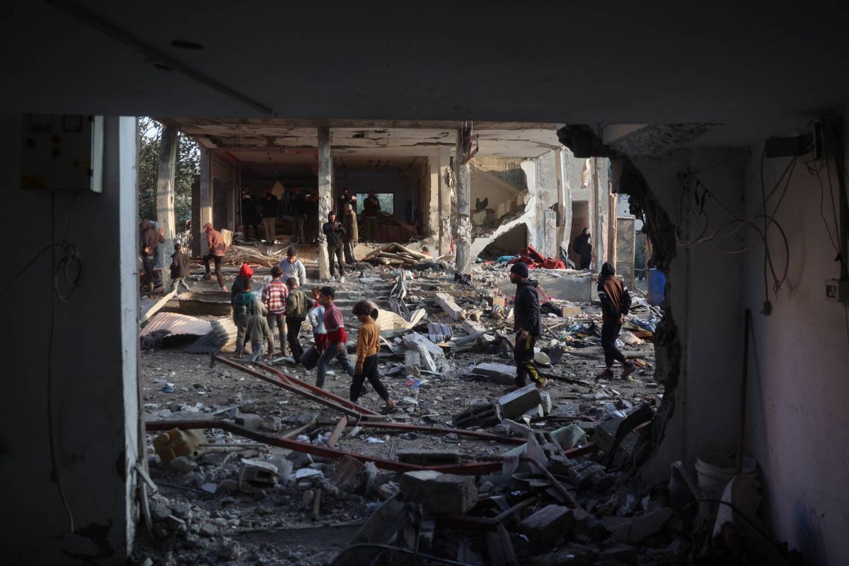 Seven Palestinians killed in Israeli strike on Gaza school
