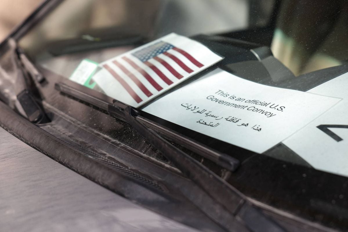 US delegation arrives at venue of head of Syria's ruling coalition