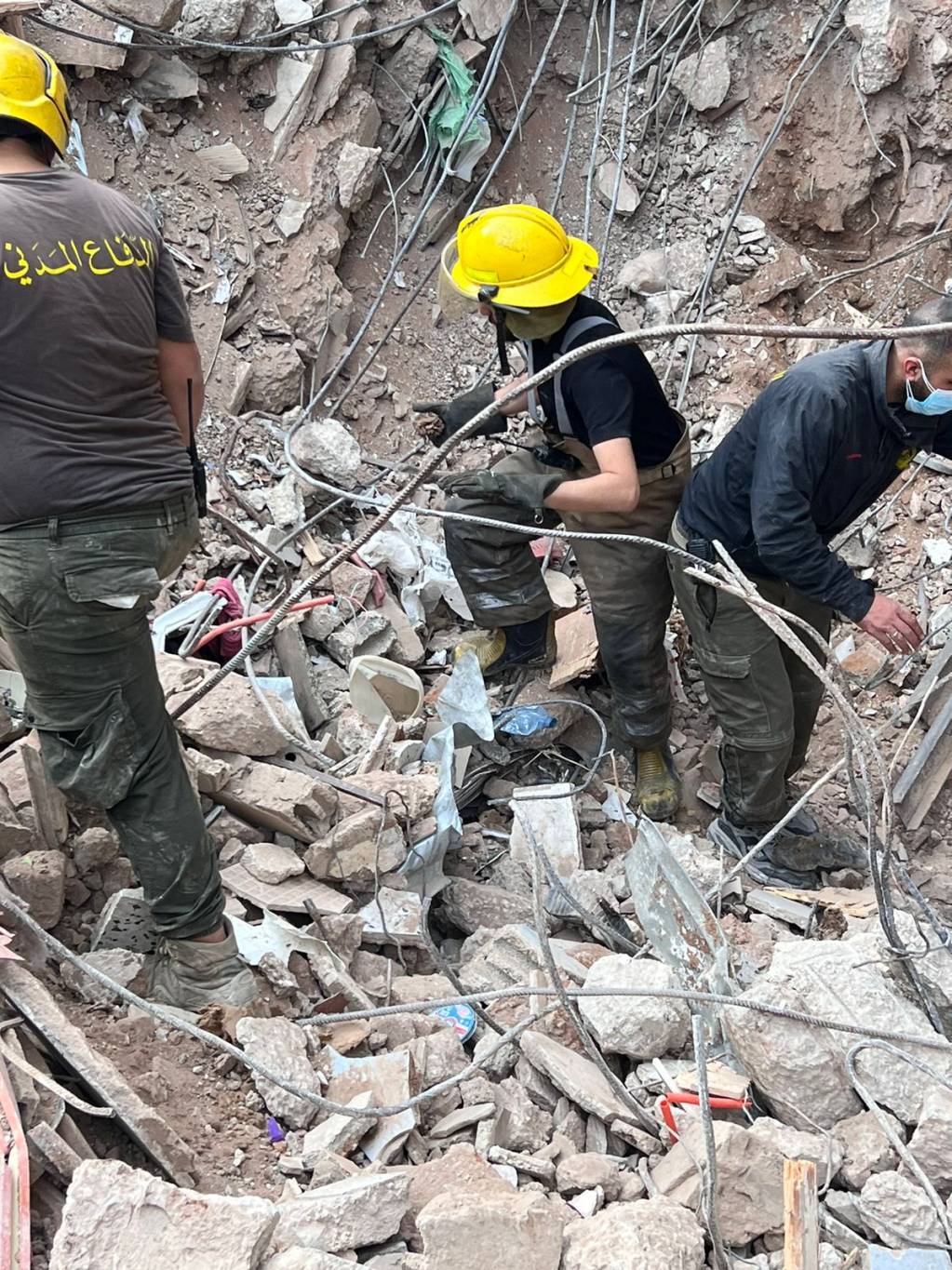Fin des opérations de sauvetage sur le lieu de la frappe qui a tué Nasrallah, sept corps retrouvés Fin des opérations de sauvetage sur le lieu de la frappe qui a tué Nasrallah, sept corps retrouvés