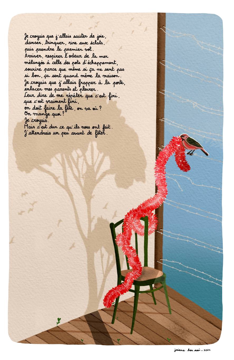 « Je croyais » , une illustration de Josiane Bou Assi