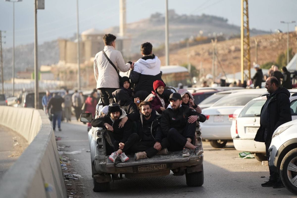How is Lebanon dealing with the influx of Syrians who fled after Assad’s fall?