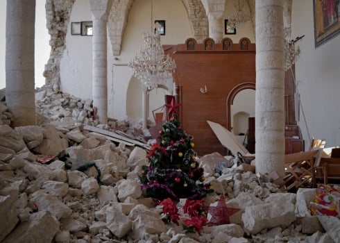 À Derdghaya, un Noël sans église