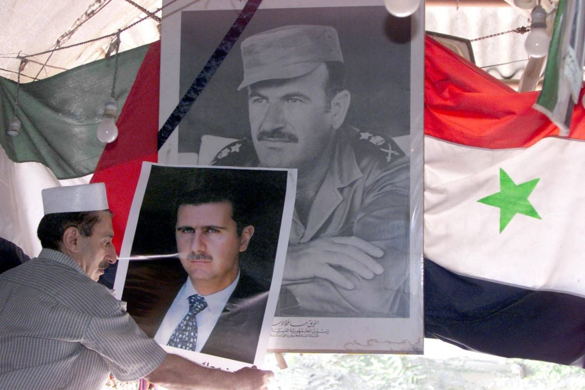 Assad nie avoir fui de manière 