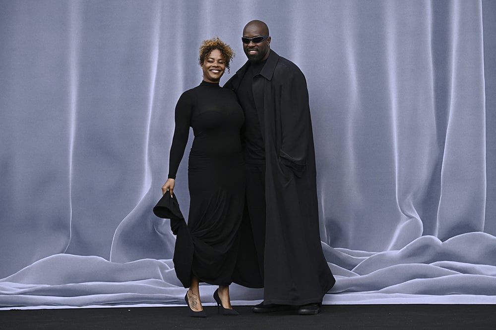 Teddy Riner et sa compagne animateurs