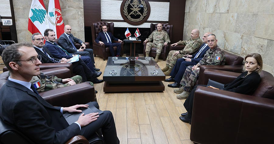 Les ministres français des Armées et des Affaires étrangères sont arrivés à Beyrouth, première étape chez Joseph Aoun