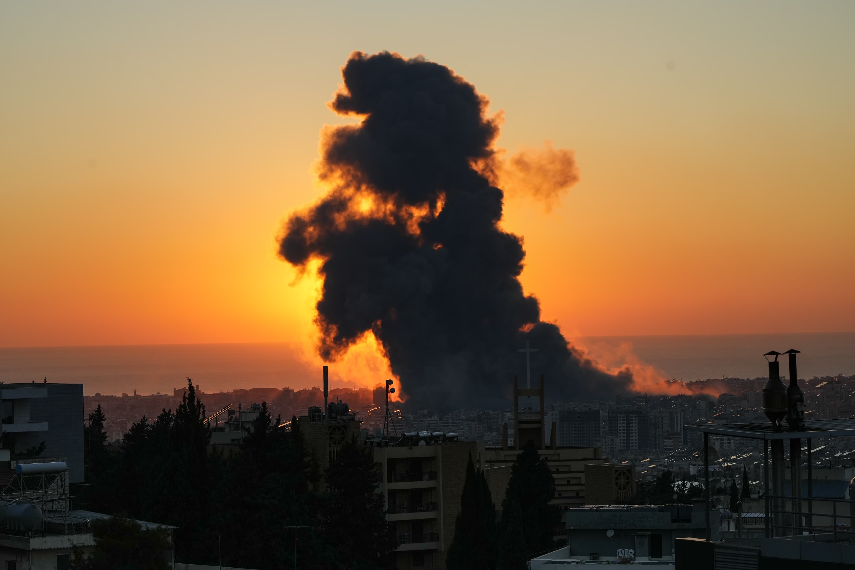 Two months later, on Sept. 27, the conflict took a completely different turn when, around 6 p.m., a series of massive Israeli strikes targeted the Haret Hreik neighborhood in Beirut's southern suburbs. The attack killed Hezbollah Secretary General Hassan Nasrallah, the Shiite party's leader without interruption since 1992. (Credit: Mohammad Yassine)
