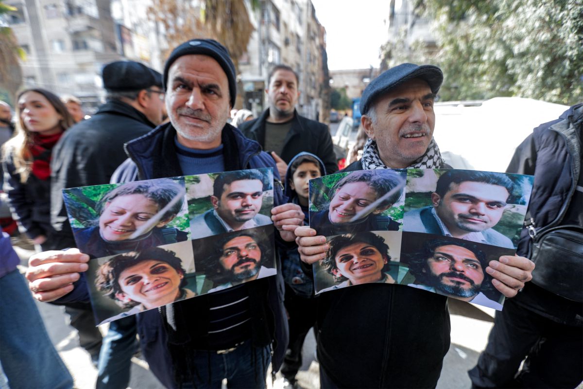 À Douma, des manifestants veulent des réponses sur des militants disparus À Douma, des manifestants veulent des réponses sur des militants disparus